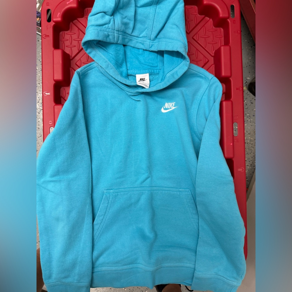 Nike Light Blue Pullover Hoodie